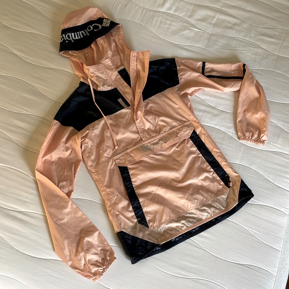 Columbia rain jacket 1/2 zip pull over